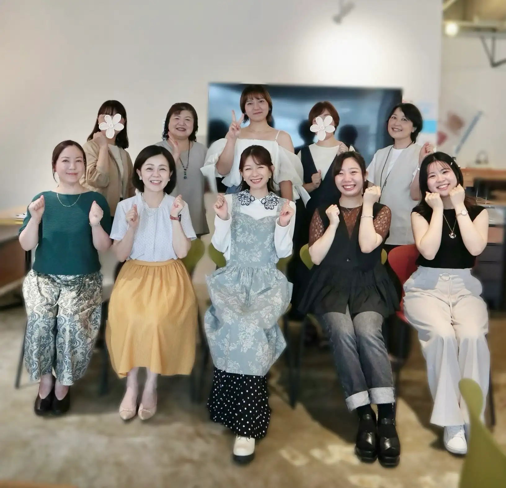 2026年9月に浦添市のターミナルで開催した、「花咲く私じかん」参加者の皆様